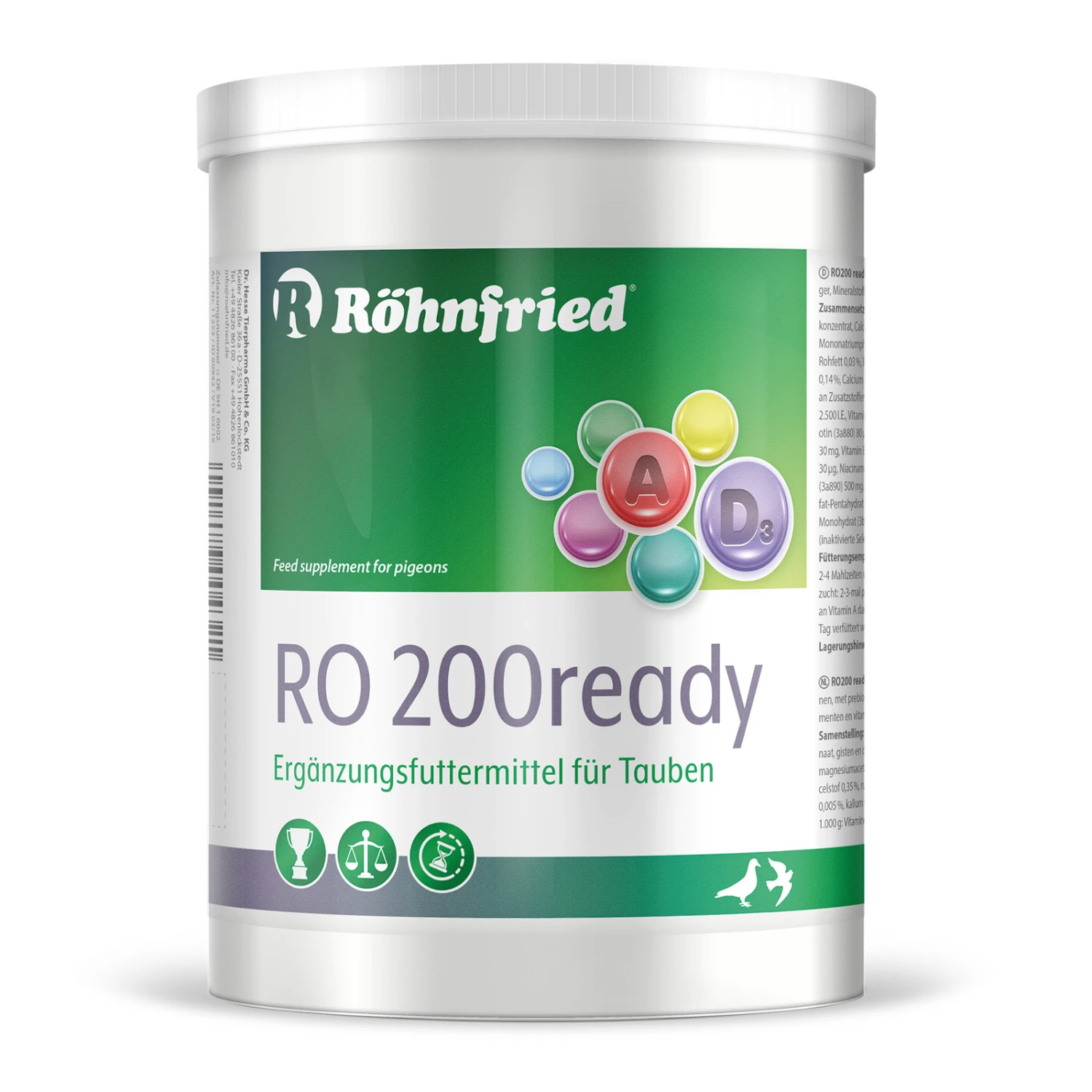 Röhnfried RO 200 Ready 600g 1 Röhnfried RO 200 Ready 600g