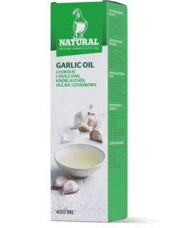 Natural Knoblauchöl 450ml -Mühle Gladen Haustier Verkaufsgeschäft 201070 natural garlic oil 450ml box he02