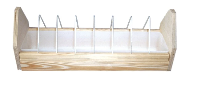 Futterrinne Herwi Mit Kippgitter Inkl. Schale 40cm 1 Futterrinne Herwi Mit Kippgitter Inkl. Schale 40cm