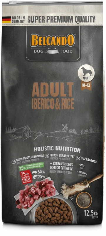Belcando Adult Iberico & Rice 12,5kg 1 Belcando Adult Iberico & Rice 12,5kg