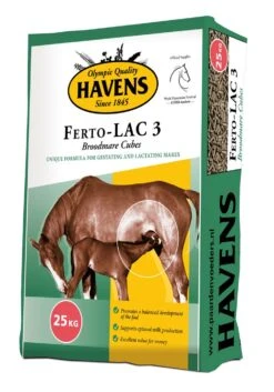 Havens Ferto-Lac 3 - Stutenspezialpellet 25kg -Mühle Gladen Haustier Verkaufsgeschäft ferto lac 3 nieuw