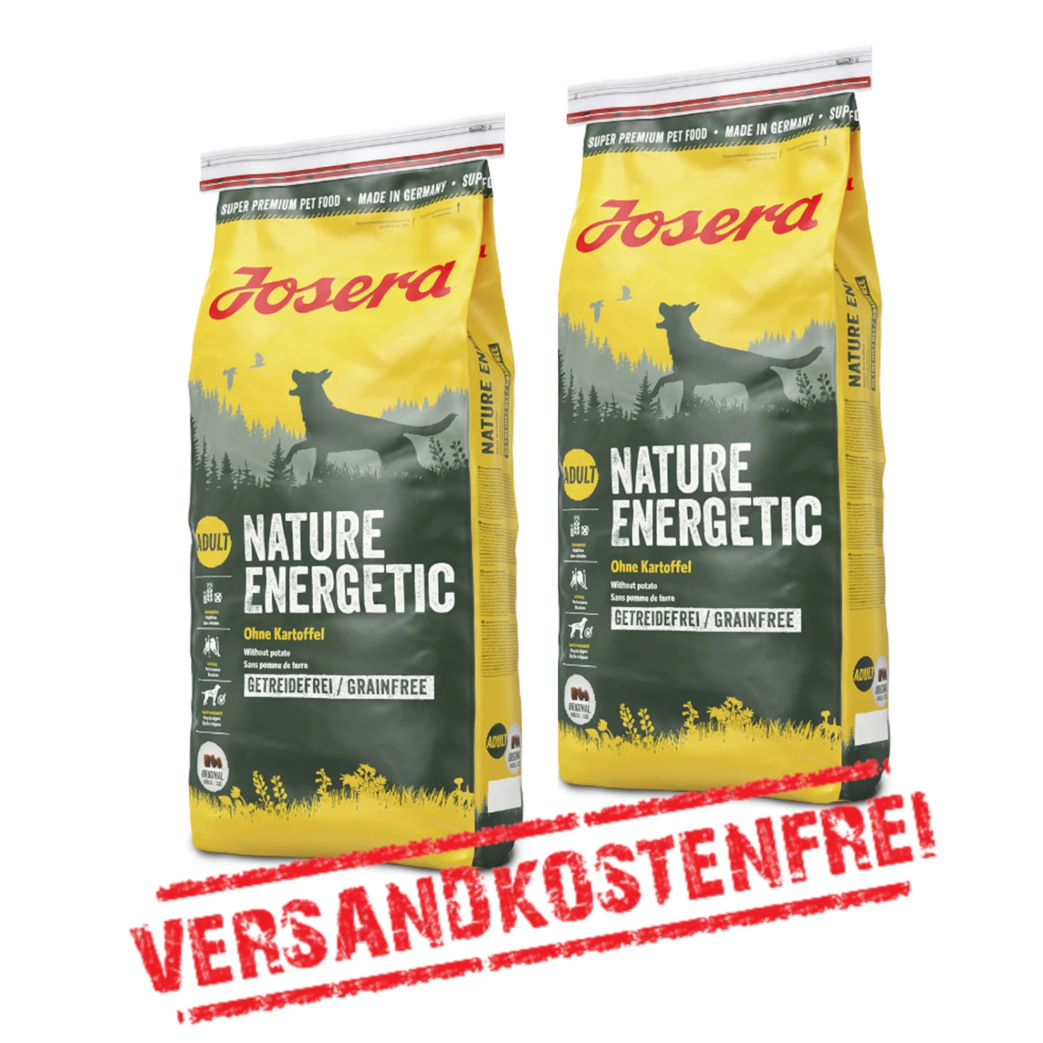 Josera Nature Energetic 2er-Pack 30kg 1 Josera Nature Energetic 2er-Pack 30kg