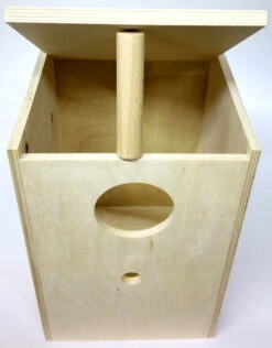 Nistkasten Für Großsittiche - Senkrecht -Mühle Gladen Haustier Verkaufsgeschäft nistkasten fr grosssittiche senkrecht offen